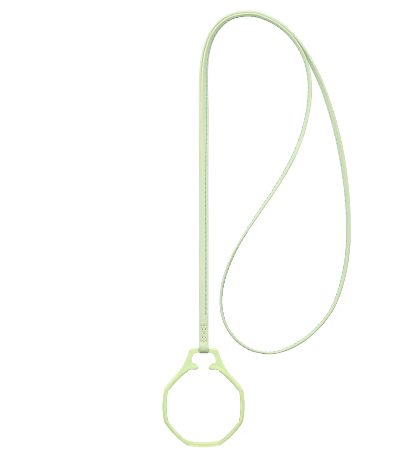 ROYAL POP / LEATHER LANYARD BLAUE ACHT