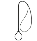 ROYAL POP / LEATHER LANYARD OCHO NEGRO