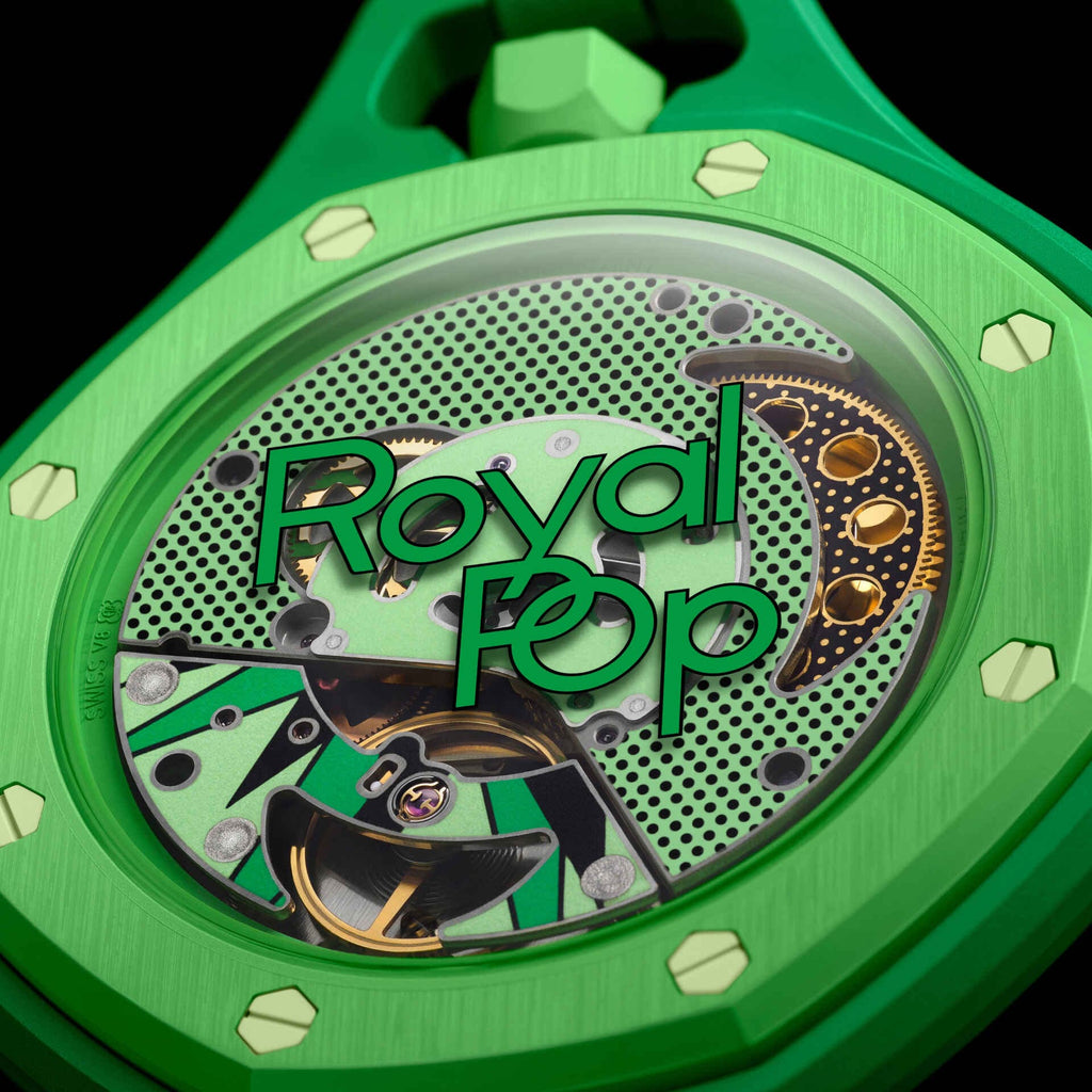 Swatch x Audemars Piguet | Royal Pop | Bioceramic Pocket Watch | GREEN EIGHT