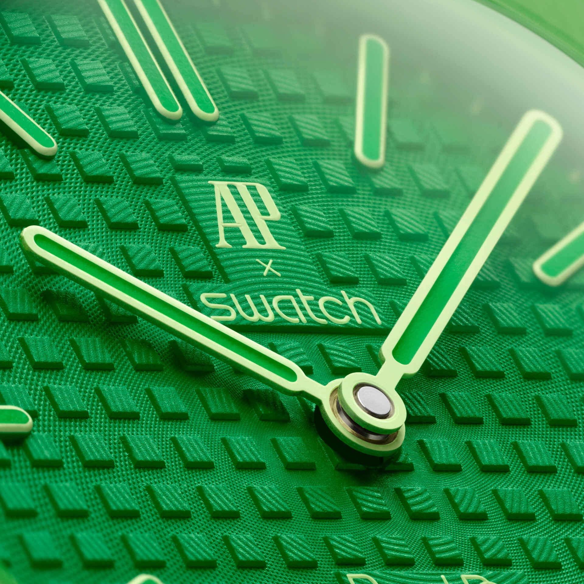 Swatch x Audemars Piguet | Royal Pop | Bioceramic Pocket Watch | GREEN EIGHT
