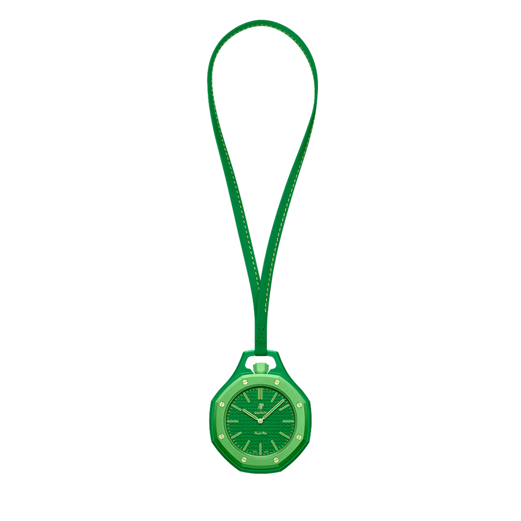 Swatch x Audemars Piguet | Royal Pop | Bioceramic Pocket Watch | GREEN EIGHT