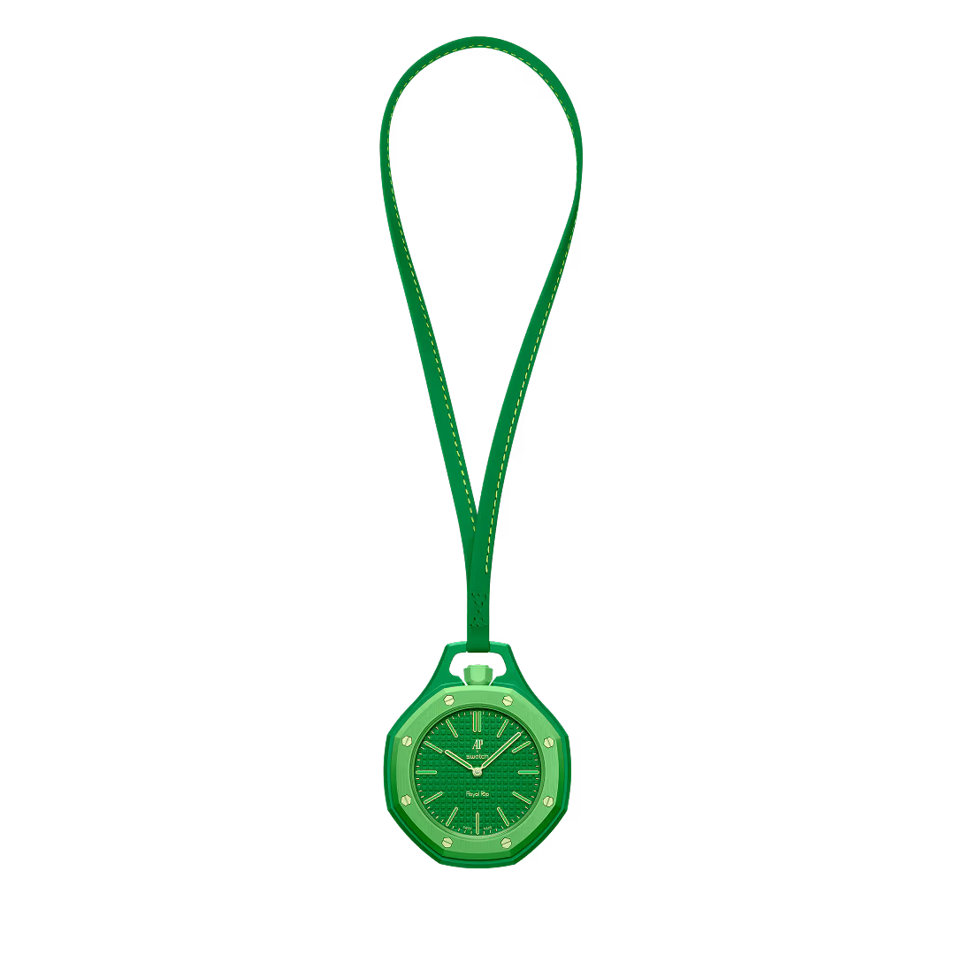 Swatch x Audemars Piguet | Royal Pop | Bioceramic Pocket Watch | GREEN EIGHT