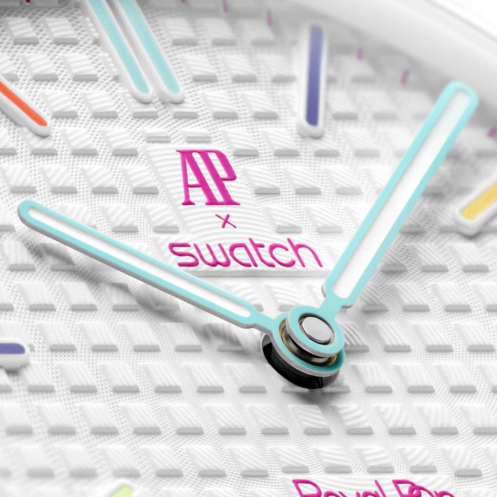 Swatch x Audemars Piguet | Royal Pop | Bioceramic Pocket Watch | HUIT BLANC