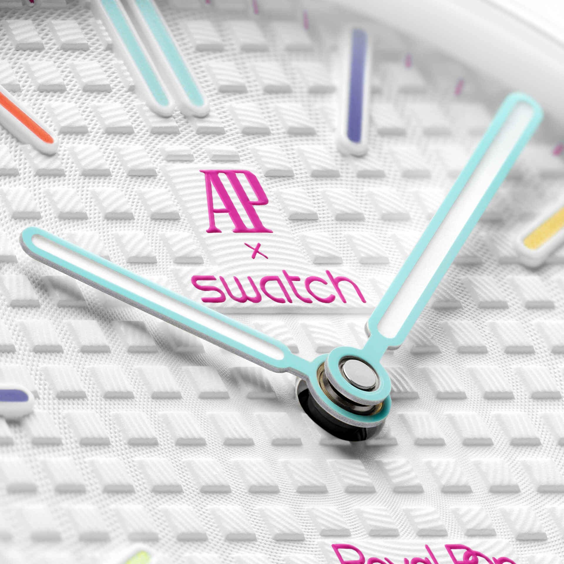 Swatch x Audemars Piguet | Royal Pop | Bioceramic Pocket Watch | HUIT BLANC