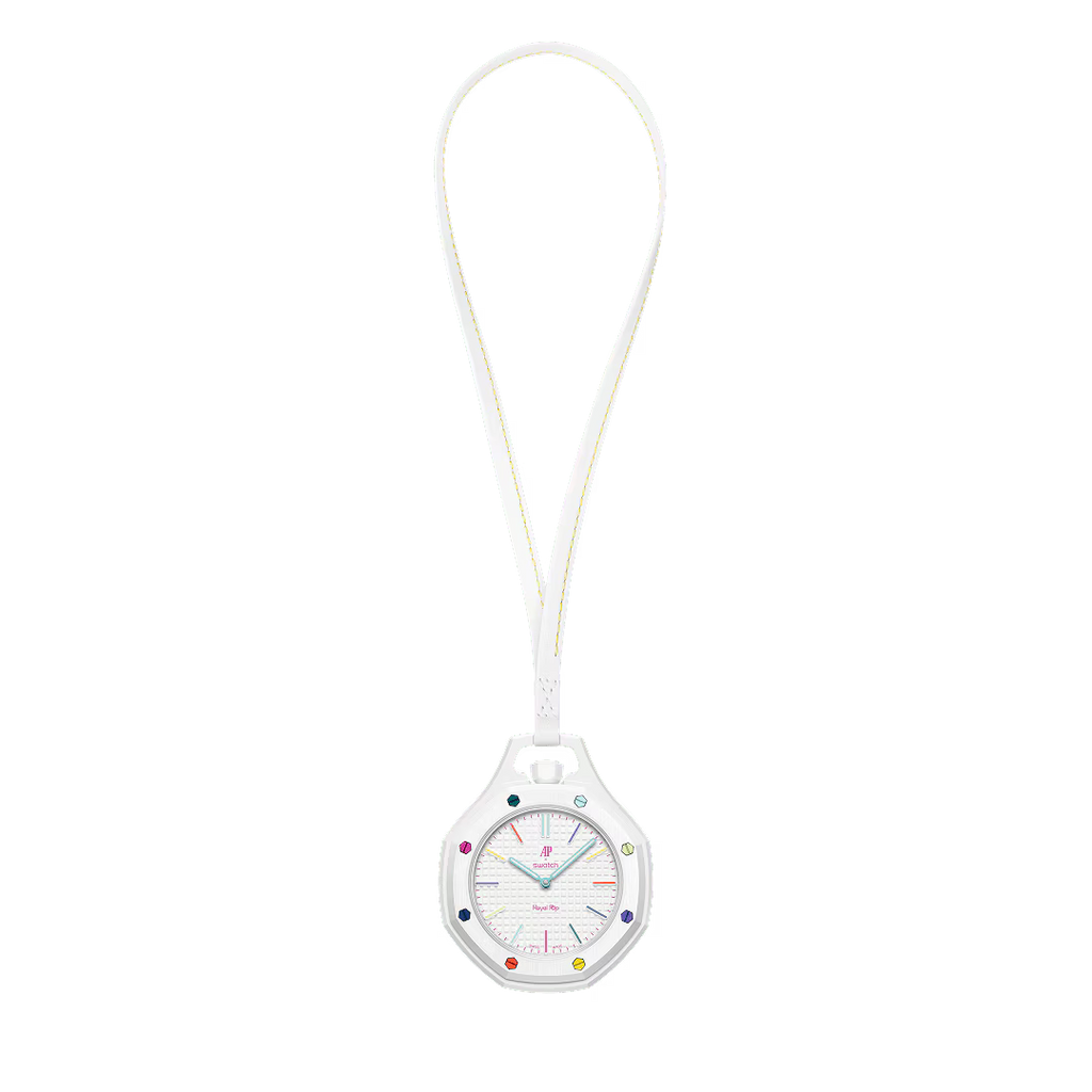 Swatch x Audemars Piguet | Royal Pop | Bioceramic Pocket Watch | HUIT BLANC